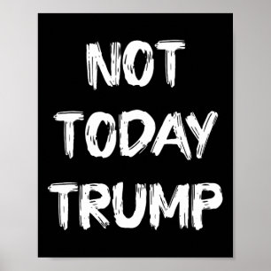 Poster Trump ne défend pas aujourd'hui la démocratie, mai