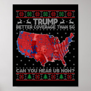 Poster Trump Noël Meilleure Couverture Que 5g Pouvez Vous
