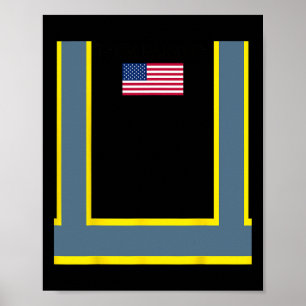 Poster Trump Orange Vest Rendre Garbyge Grande Encore Drô