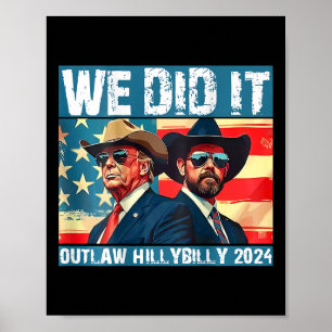 Poster Trump Ordures Nous L'avons Fait Hors-la-loi Hillbi
