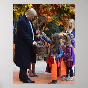 Poster Trump ou Trump : un portrait d'Halloween
