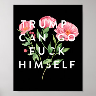Poster Trump peut aller se faire foutre Citation drôle et