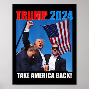 Poster Trump Rally, Priez Pour Le Président Trump, Que Di