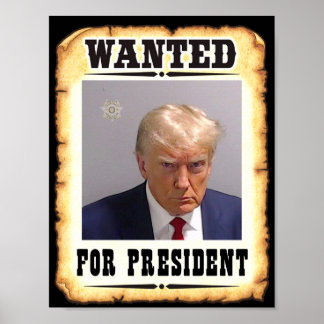 Poster Trump Recherché pour l'affiche du président