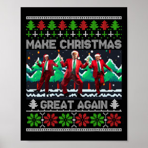Poster Trump rend Noël super à nouveau laid