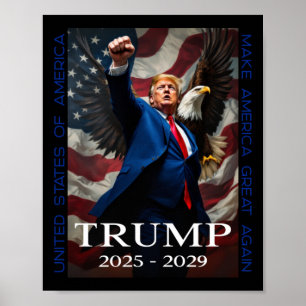 Poster Trump rend sa grandeur à l'Amérique en 2025
