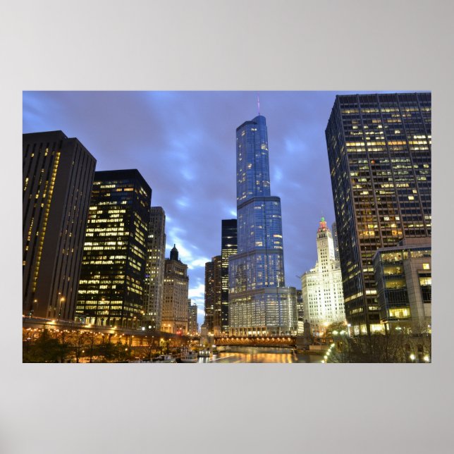 Poster Trump Tower sur le fleuve (Devant)