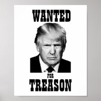 Trump - Trahison Recherchée de l'affiche