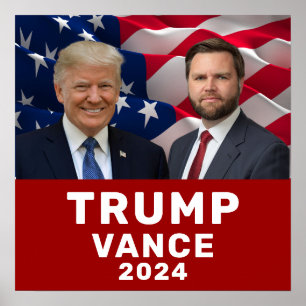 Poster Trump Vance 2024