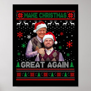 Poster Trump Vance 2024 Frères Funny Parodie Trump Vance