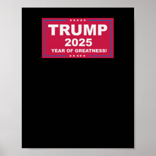 Poster Trump Vance 2025 Année De Grandeur ()