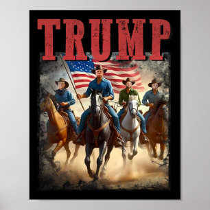 Poster Trump Vance Kennedy Election présidentielle 2024