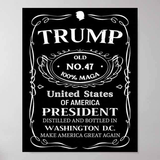 Poster Trump Whiskey (Devant)