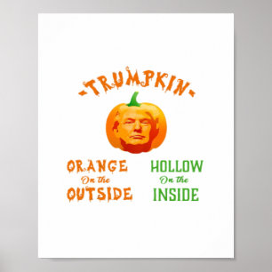 Poster Trumpkin drôle Halloween classique