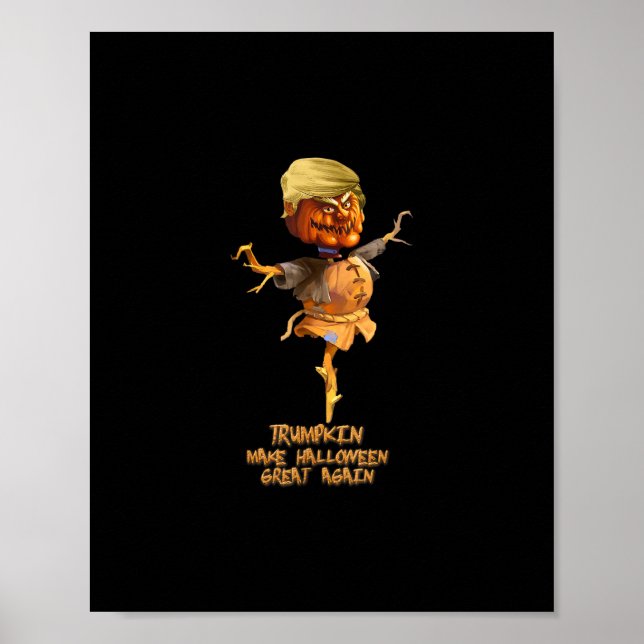 Poster Trumpkin Make Halloween Great Again (Devant)