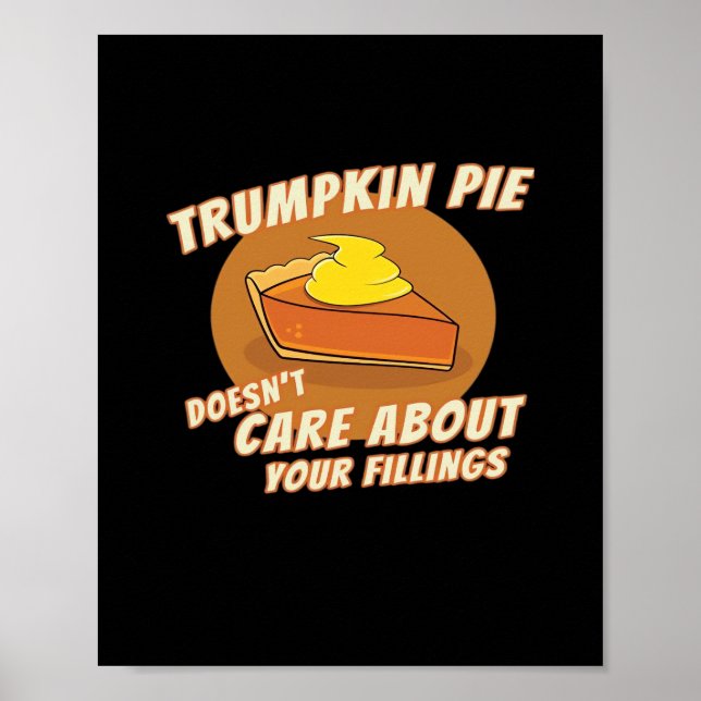 Poster Trumpkin Pie Rendre Halloween Grand Encore Trumpki (Devant)