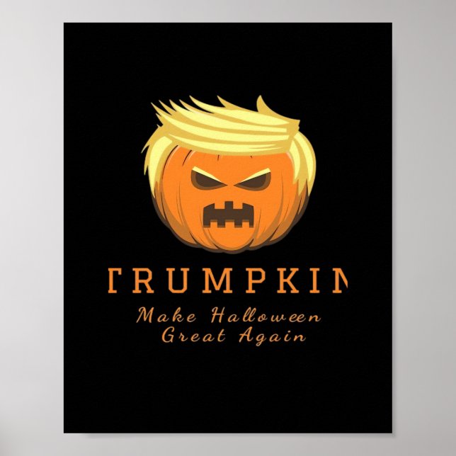 Poster Trumpkin rend Halloween grand à nouveau - Déplaisa (Devant)