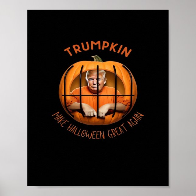 Poster Trumpkin rend Halloween grand à nouveau - Sloth Ma (Devant)