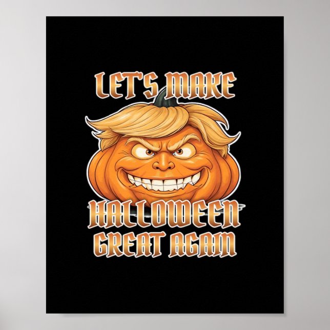 Poster Trumpkin Rendons Halloween grand à nouveau classiq (Devant)