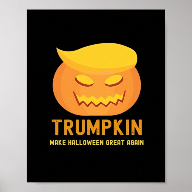 Poster Trumpkin Rendre Halloween grand à nouveau - basiqu (Devant)