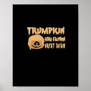 Poster Trumpkin Rendre Halloween grand à nouveau classiqu