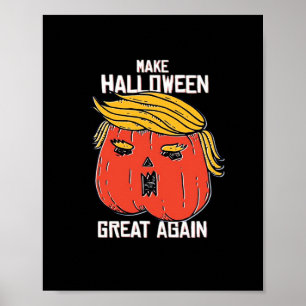 Poster Trumpkin Rendre Halloween grand à nouveau classiqu