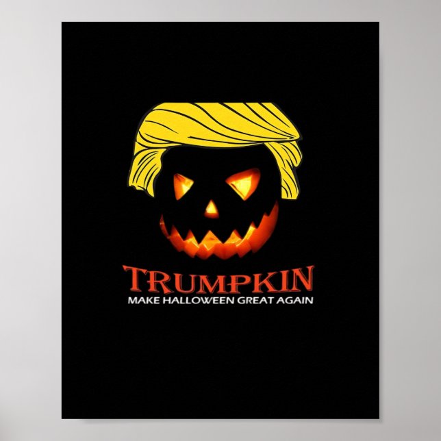 Poster Trumpkin Rendre Halloween grand à nouveau classiqu (Devant)