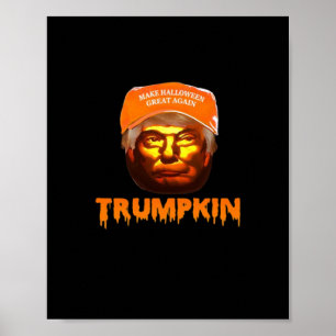 Poster Trumpkin Rendre Halloween grand à nouveau Sloth