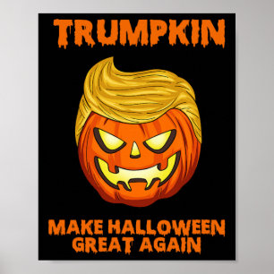 Poster Trumpkin Usa Rendre Halloween super encore drôle