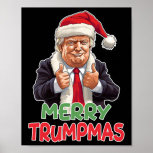 Poster Trumpmas - Le Père Noël Donald Trump