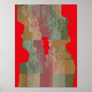 Poster TRUNK ARBRE SEC par Masanser Pixelat