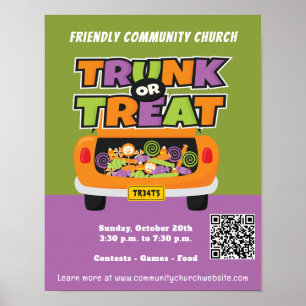 Poster Trunk or Treat Communauté Scolaire