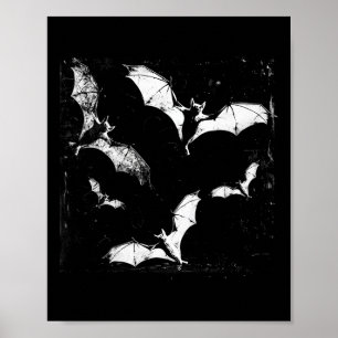 Poster Ts Vampire Horreur Éffrayant Art Halloween Goth Al