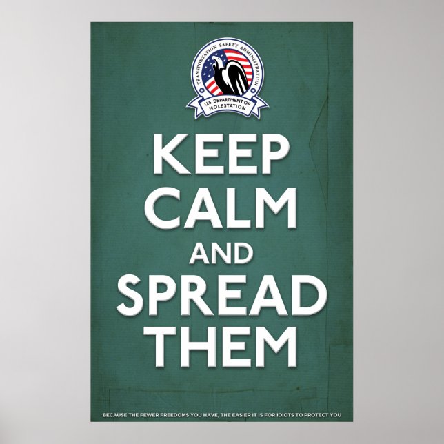 Poster TSA Parodie Propagande Imprimer (Devant)