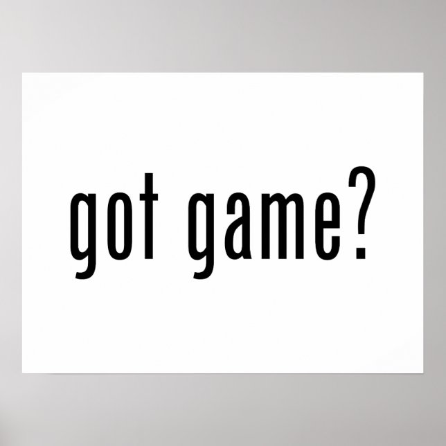 Poster tu as du jeu ? (Devant)