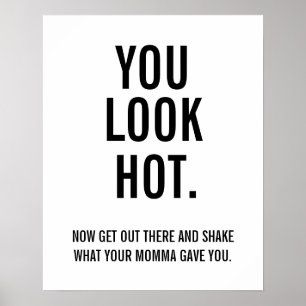 Poster Tu As L'Air Chaud...