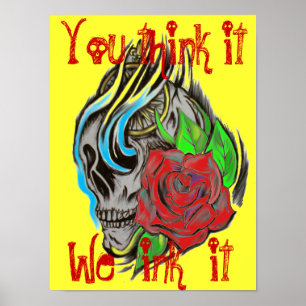 Poster Tu crois qu'on l'a encrée