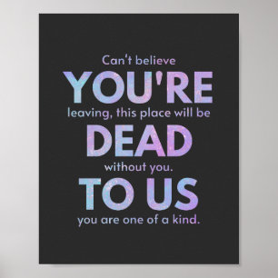 Poster Tu es mort pour nous ! - R.I.P. Traitor ! : Cowork