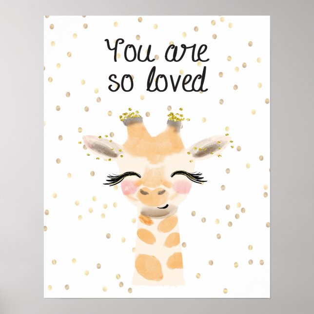 Poster Tu Es Si Amoureux Giraffe (Devant)