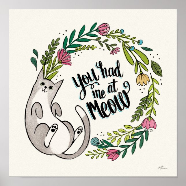 Poster Tu M'As Eu À Meow (Devant)