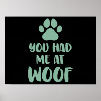 Poster Tu M'As Eu À Woof Woof