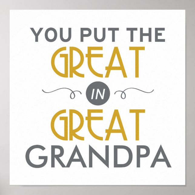Poster Tu mets le grand au grand grand-père (Devant)