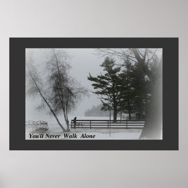 Poster Tu ne marcheras jamais seul (Devant)