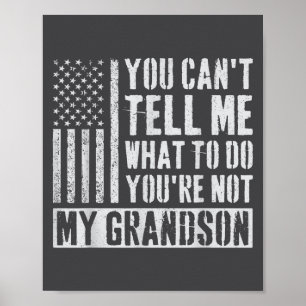 Poster Tu ne peux pas me dire quoi faire, tu n'es pas mon