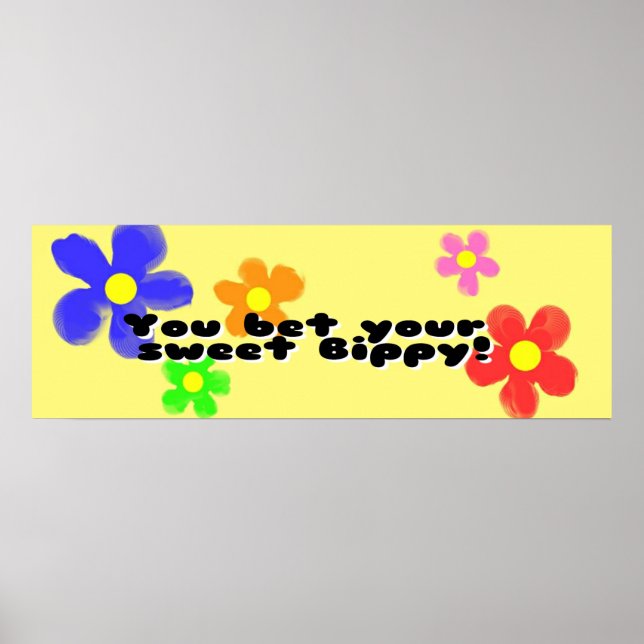 Poster Tu paries ta douce Bippy (Devant)