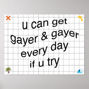 Poster tu peux avoir un geur