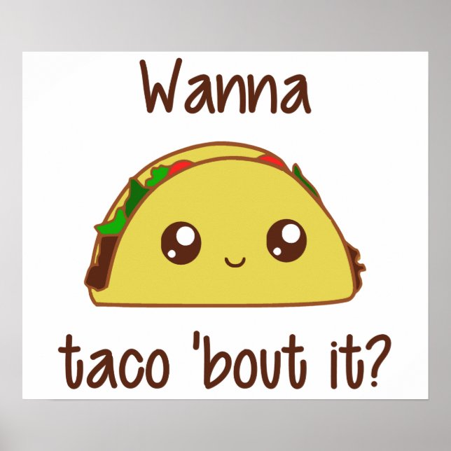 Poster Tu Veux Taco ? (Devant)