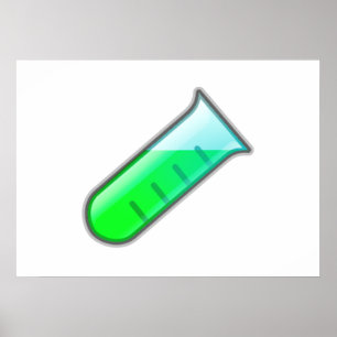 Poster Tube d'essai de la chimie