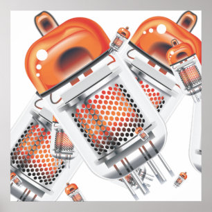 Poster Tubes à rayons cathodiques