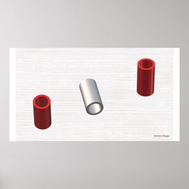 Poster Tubes modernes (Devant)